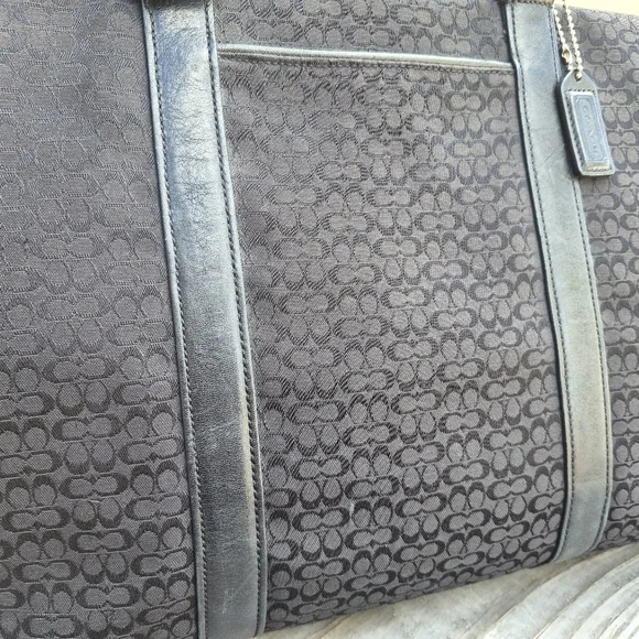 COACH 2004 VINTAGE HAMPTON WEEKENDER SIGNATURE TOTE - Picture 2 of 12